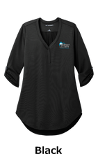 Load image into Gallery viewer, MCMC Apparel - Embroidered Port Authority® Ladies City Stretch 3/4-Sleeve Tunic