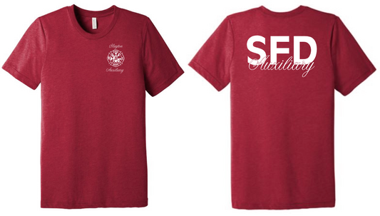 Slayton Fire Department Auxiliary Bella Crew Neck TShirt