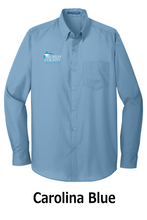 Load image into Gallery viewer, MCMC Apparel - Embroidered Port Authority® Long Sleeve Carefree Poplin Shirt