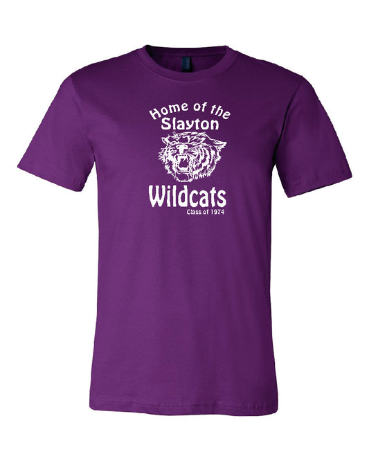 Slayton SHS Wildcats Bella Crew Shirt Class of 1974