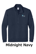 Load image into Gallery viewer, MCMC Apparel - Embroidered Nike Club Fleece Sleeve Swoosh 1/2-Zip
