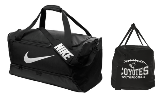 HLO-F COYOTE YOUTH FOOTBALL NIKE LARGE DUFFLE BAG