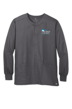 Load image into Gallery viewer, MCMC Apparel - Embroidered Wink® Unisex WorkFlex Snap-Front Scrub Jacket