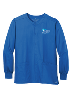 Load image into Gallery viewer, MCMC Apparel - Embroidered Wink® Unisex WorkFlex Snap-Front Scrub Jacket
