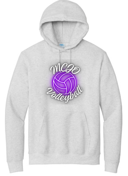 MCJO 2024 Volleyball Port & Company® Core Fleece Pullover Hooded Sweatshirt