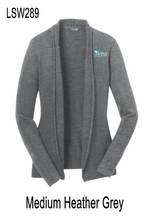 Load image into Gallery viewer, MCMC Apparel - Embroidered Port Authority Ladies Open Front Cardigan Sweater