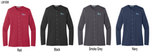 Load image into Gallery viewer, MCMC Apparel - Embroidered Port Authority Ladies Concept Stretch Button-Front Cardigan