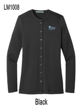 Load image into Gallery viewer, MCMC Apparel - Embroidered Port Authority Ladies Concept Stretch Button-Front Cardigan