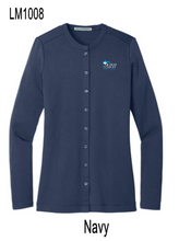 Load image into Gallery viewer, MCMC Apparel - Embroidered Port Authority Ladies Concept Stretch Button-Front Cardigan