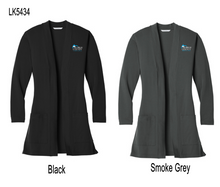 Load image into Gallery viewer, MCMC Apparel - Embroidered Port Authority Ladies Concept Long Pocket Cardigan