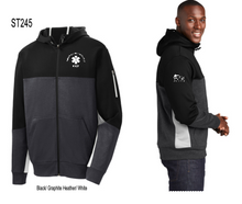 Load image into Gallery viewer, Murray County Ambulance - Printed Sport-Tek Tech Fleece Colorblock Full-Zip Hooded Jacket