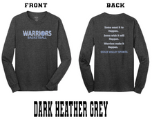 Load image into Gallery viewer, 2024 SVS Warriors Basketball : Port &amp; Company® Long Sleeve Core Cotton Tee