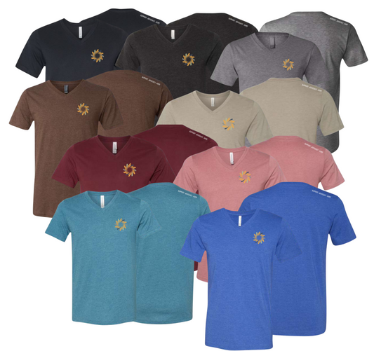 SWCC : BELLA + CANVAS - Heather CVC V-Neck Tee
