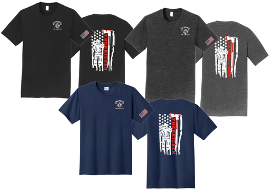 Storden Fire & Rescue : Name/Flag : Port & Company® Fan Favorite™ Tee