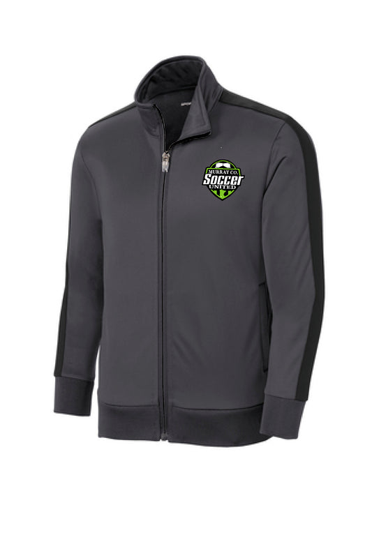 MURRAY COUNTY SOCCER UNITED GREY TRACK JACKET