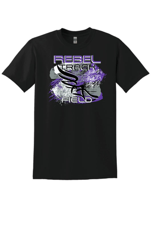 MCC Rebels Track & Field Gildan Tshirt - Black