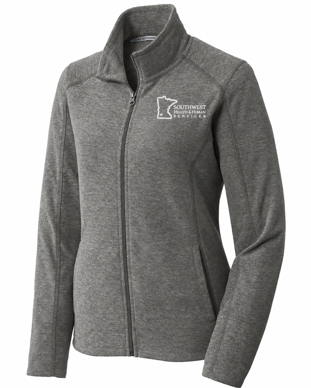 Southwest Health & Human Services Port Authority® Women's Heather Microfleece Full-Zip Jacket