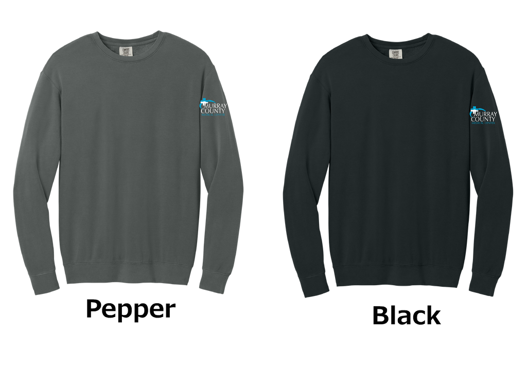 MCMC Apparel - Embroidered Comfort Colors® Lightweight Crewneck Sweatshirt
