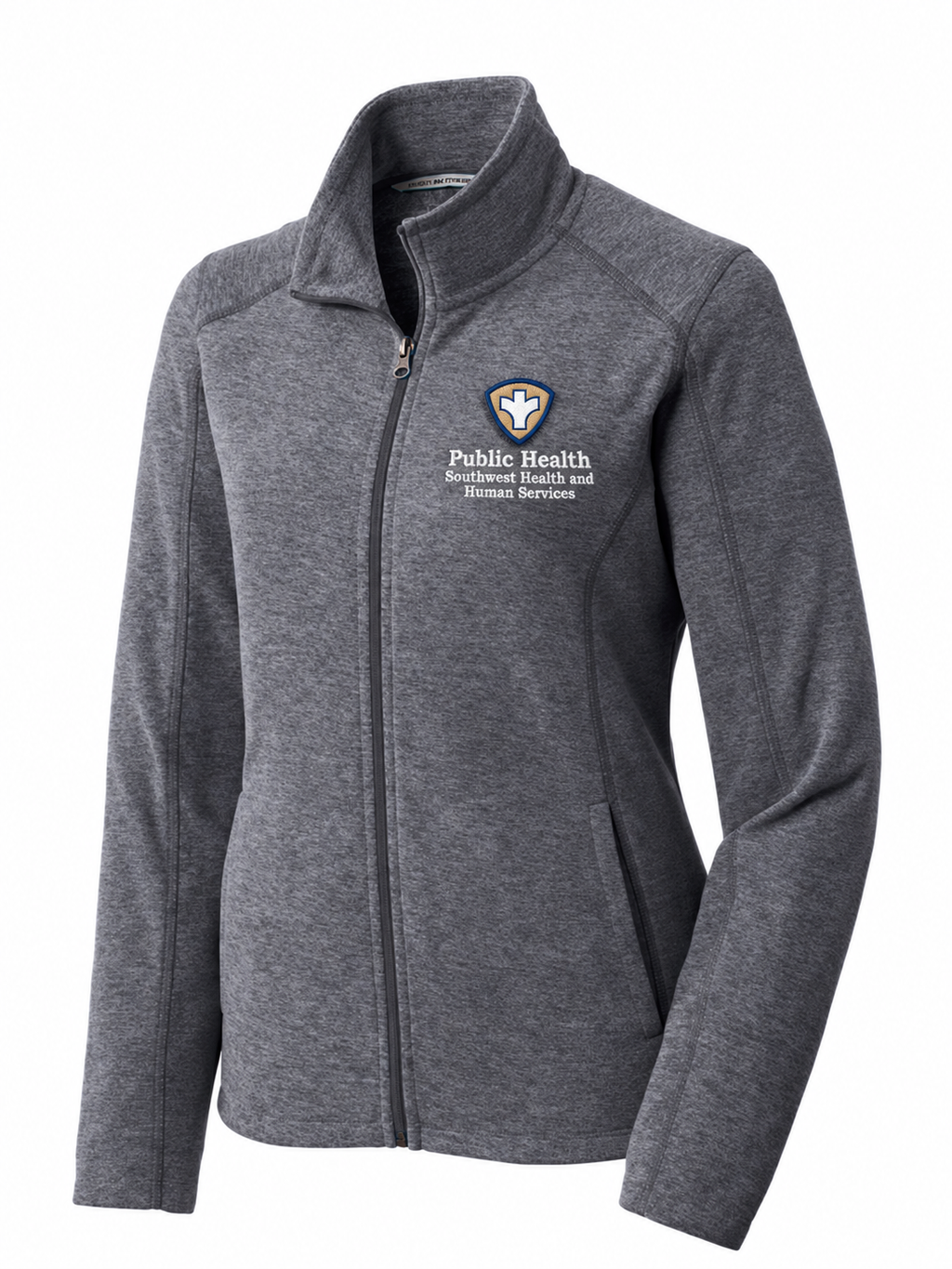 Southwest Health & Human Services Public Health Port Authority® Women's Heather Microfleece Full-Zip Jacket