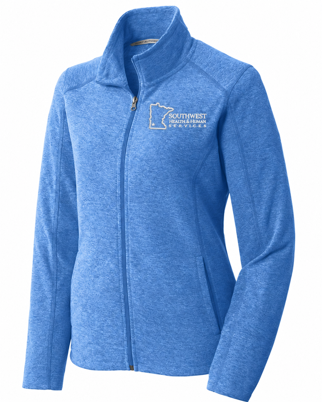 Southwest Health & Human Services Port Authority® Women's Heather Microfleece Full-Zip Jacket