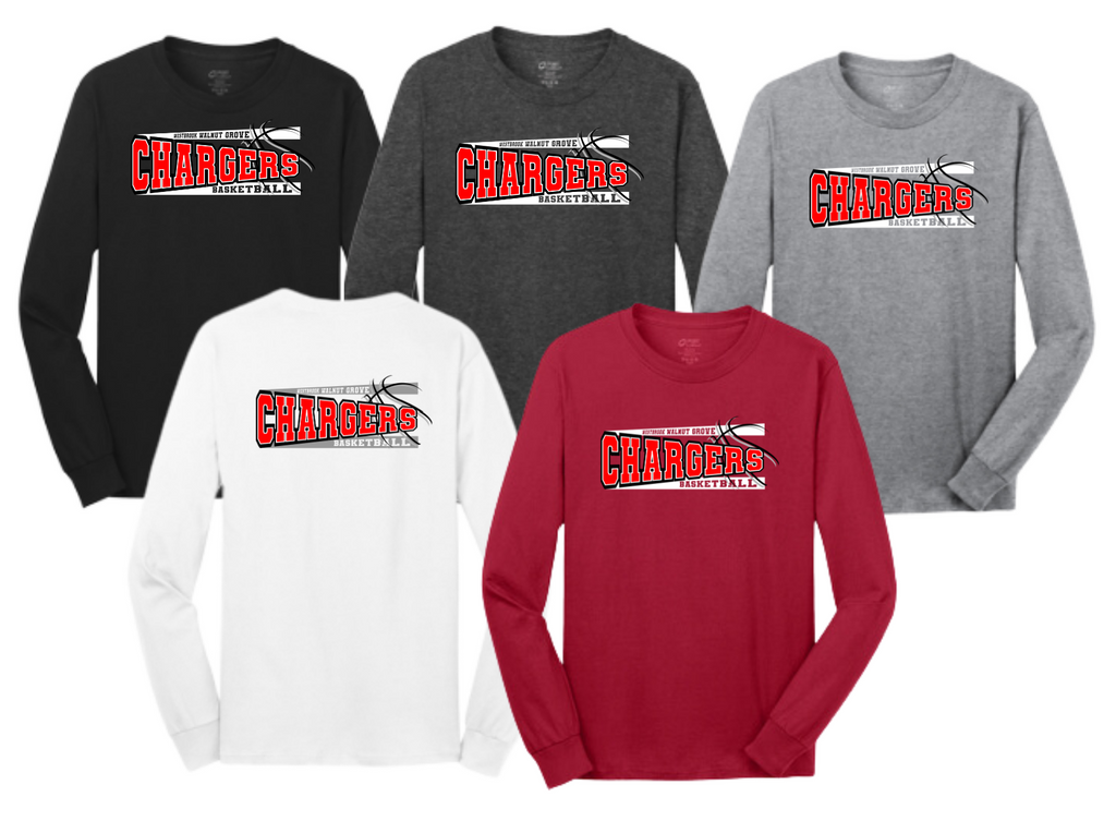 WWG Basketball 2023 : Port & Company® Long Sleeve Core Cotton Tee