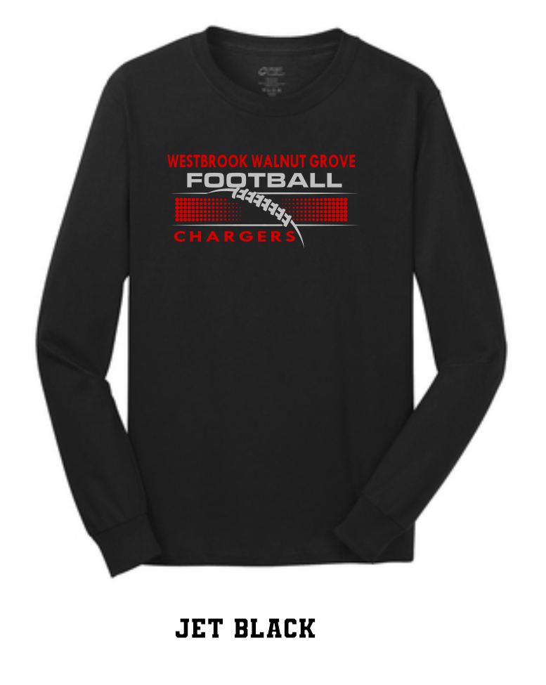 WWG Football 2023 : Port & Company® Long Sleeve Core Cotton Tee