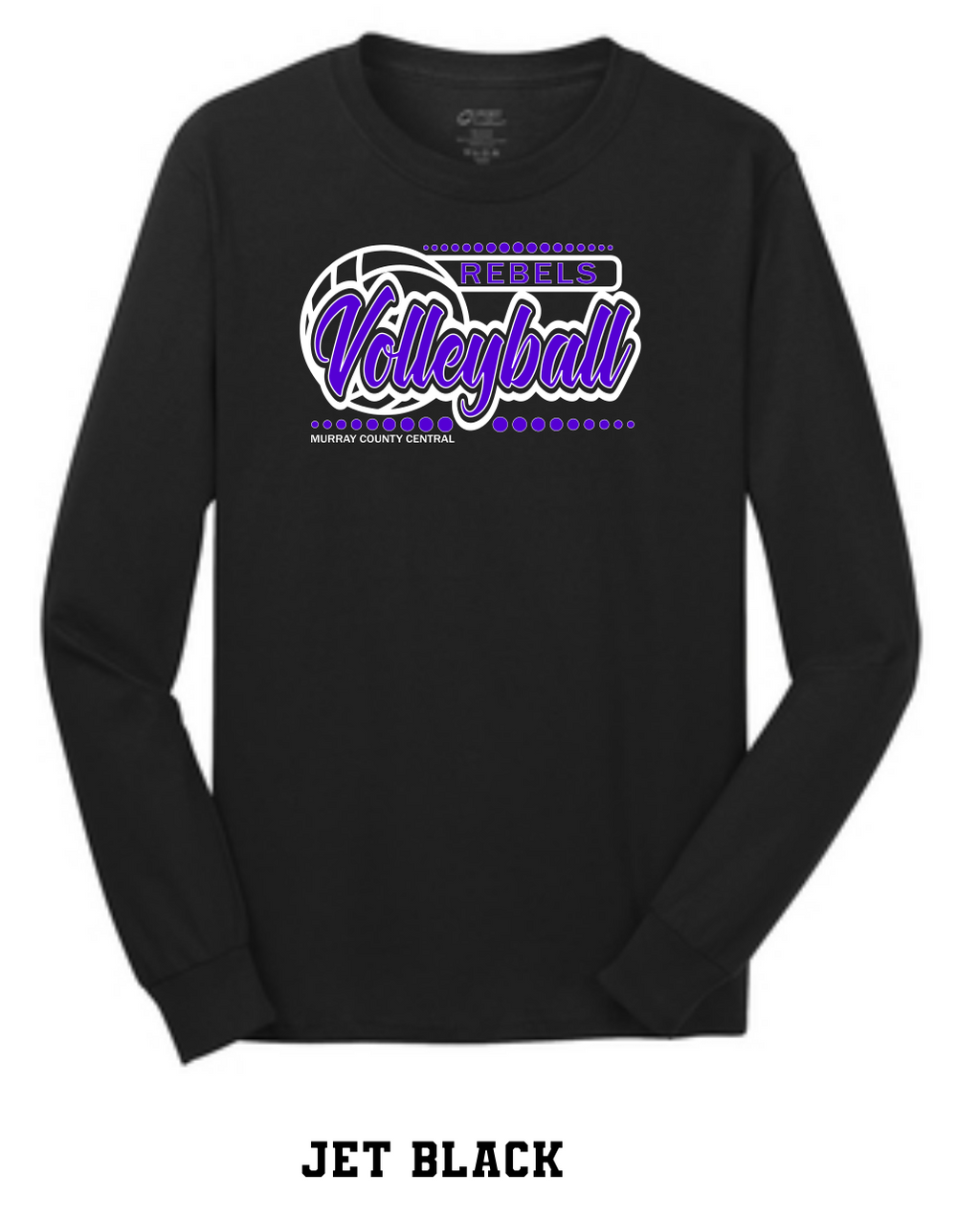 MCC 2023 Volleyball : Port & Company® Long Sleeve Core Cotton Tee