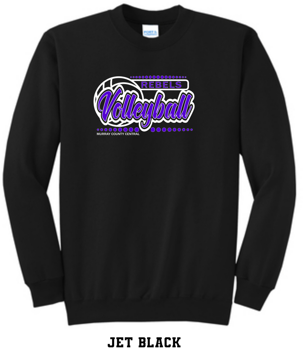 MCC 2023 Volleyball  : Port & Company® Core Fleece Crewneck Sweatshirt