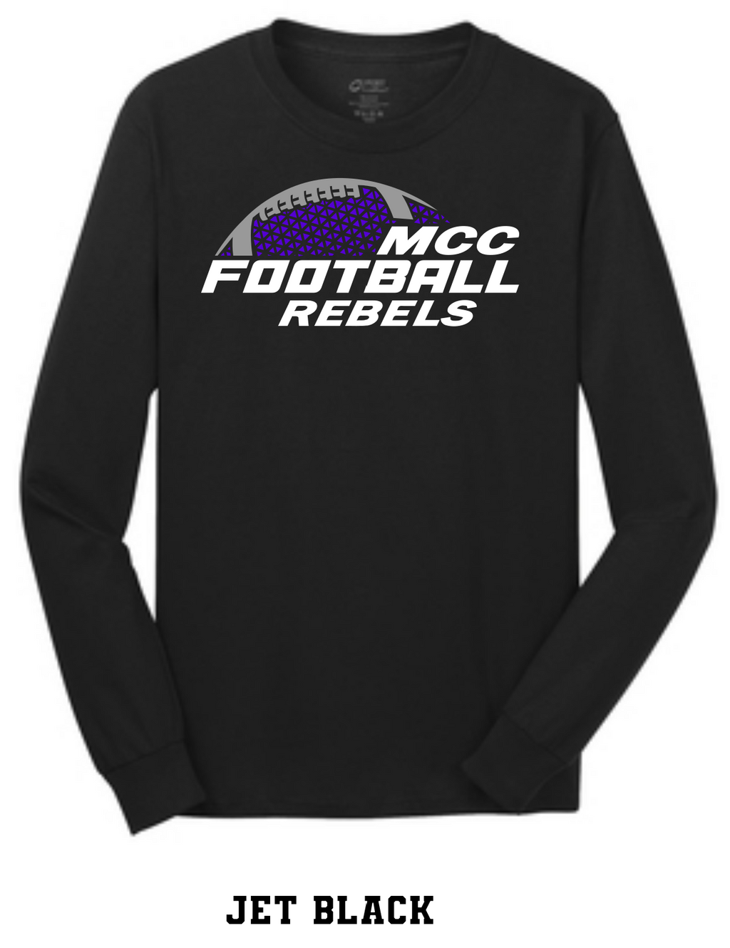 MCC 2023 Football : Port & Company® Long Sleeve Core Cotton Tee