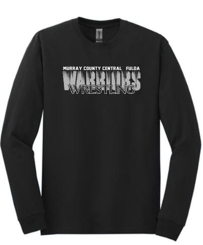 F/MCC Warrior Wrestling 2023 : Port & Company® Long Sleeve Core Cotton Tee