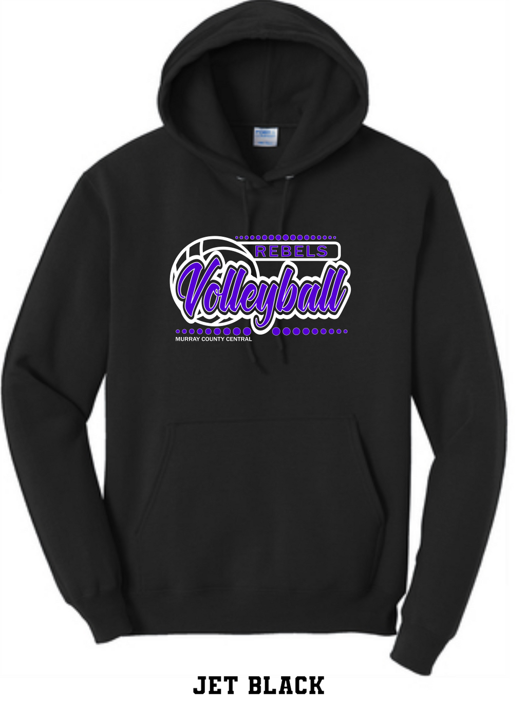 MCC 2023 Volleyball  : Port & Company® Core Fleece Pullover Hooded Sweatshirt