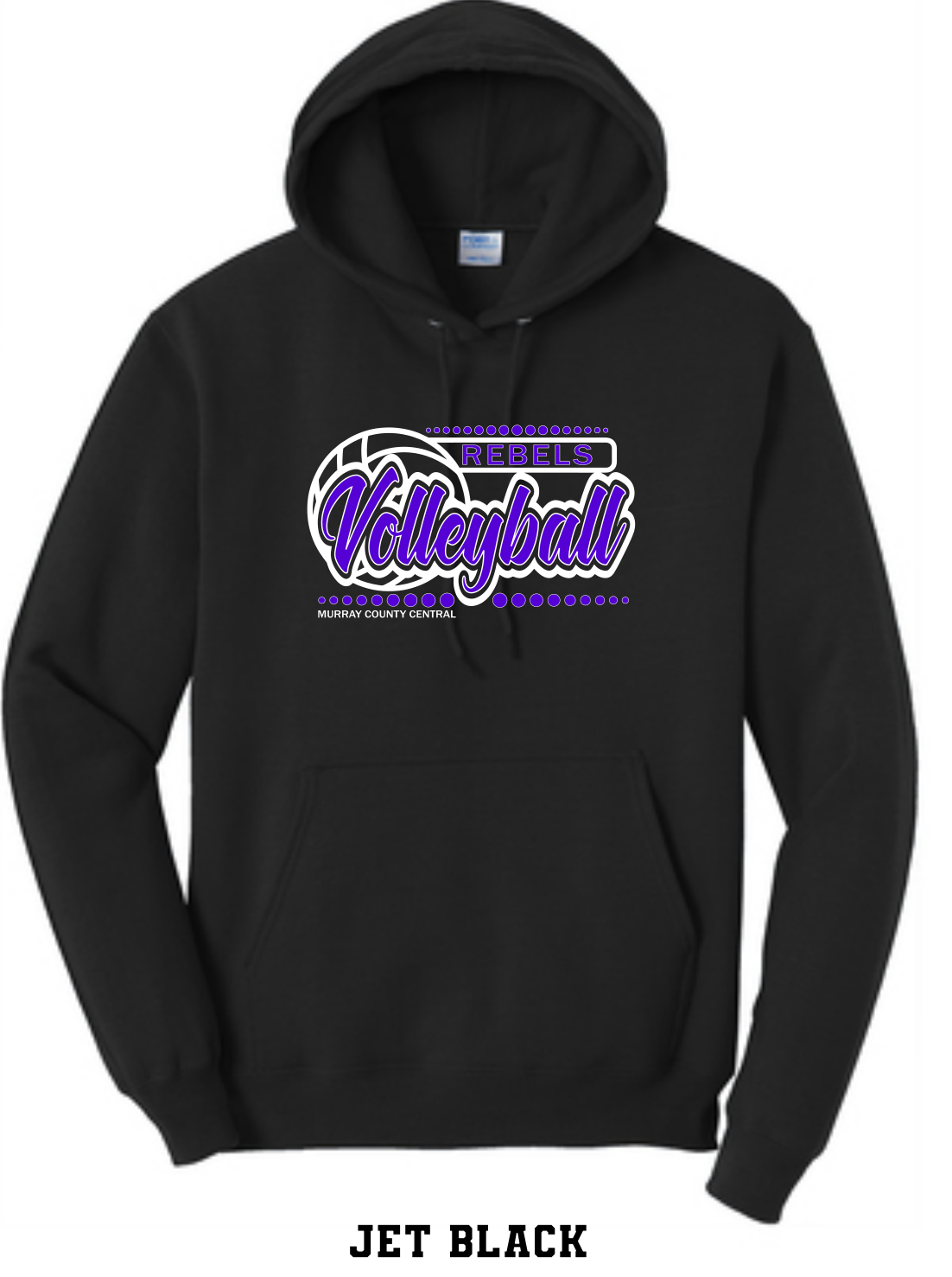MCC 2023 Volleyball  : Port & Company® Core Fleece Pullover Hooded Sweatshirt
