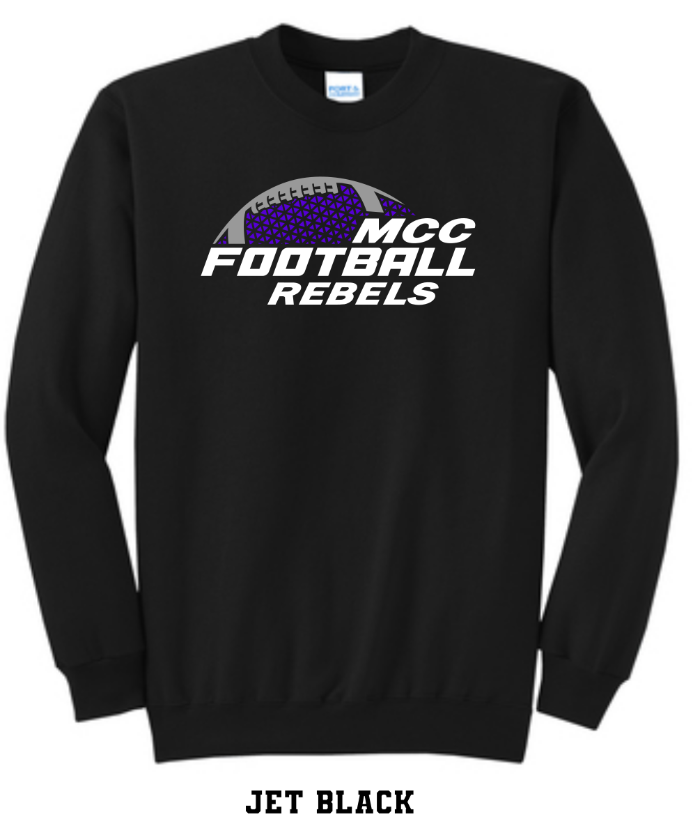MCC 2023 Football : Port & Company® Core Fleece Crewneck Sweatshirt