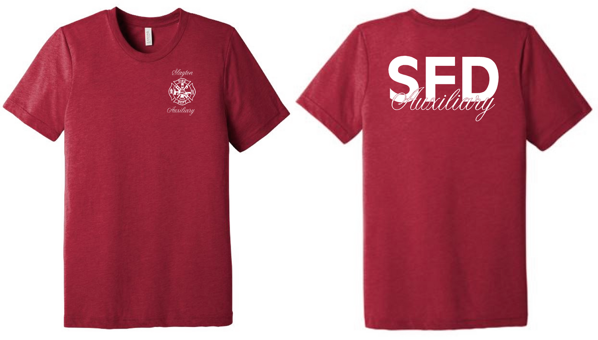 Slayton Fire Department Auxiliary Bella Crew Neck TShirt