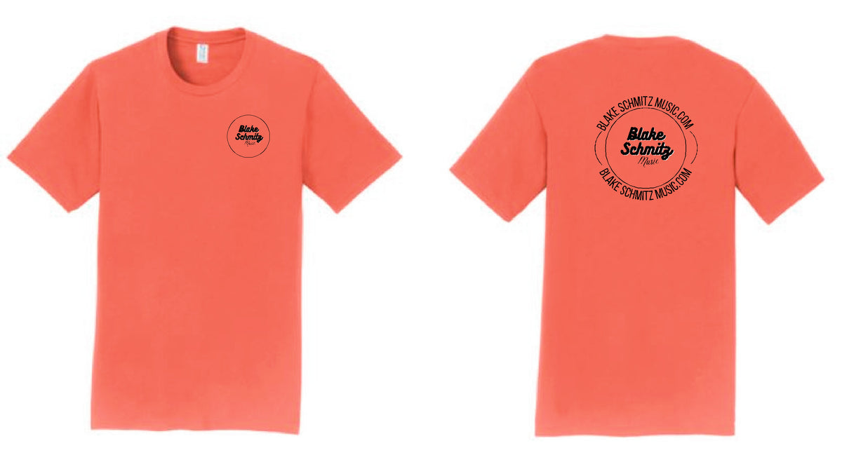BLAKE SCHMITZ MUSIC-  FAN TSHIRT COLOR CHOICES