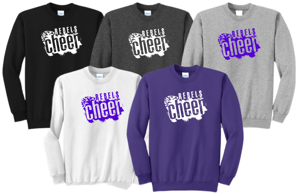 MCC 2023 Cheer : Port & Company® Core Fleece Crewneck Sweatshirt