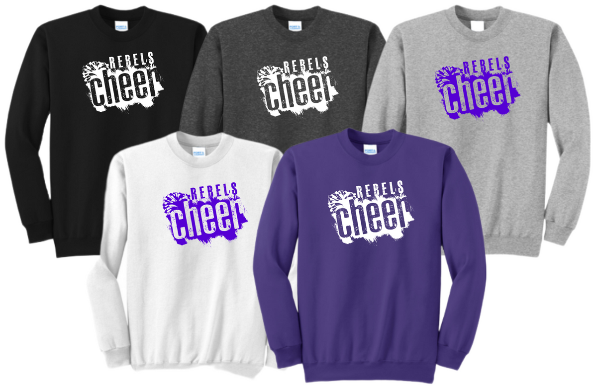 MCC 2023 Cheer : Port & Company® Core Fleece Crewneck Sweatshirt
