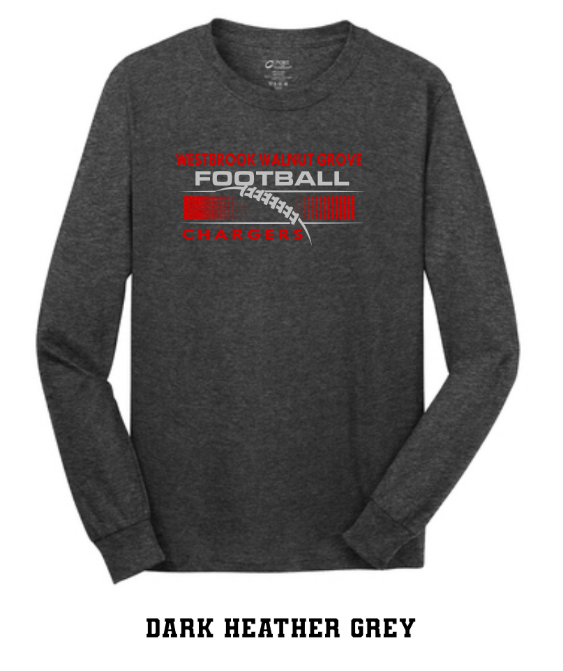 WWG Football 2023 : Port & Company® Long Sleeve Core Cotton Tee
