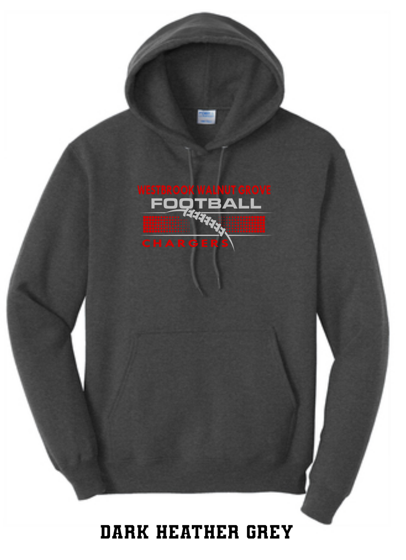 WWG Football 2023 : Port & Company® Core Fleece Pullover Hooded Sweatshirt
