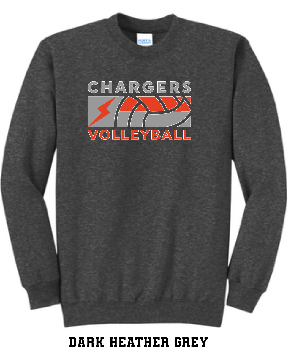 WWG Volleyball 2023 : Port & Company® Core Fleece Crewneck Sweatshirt