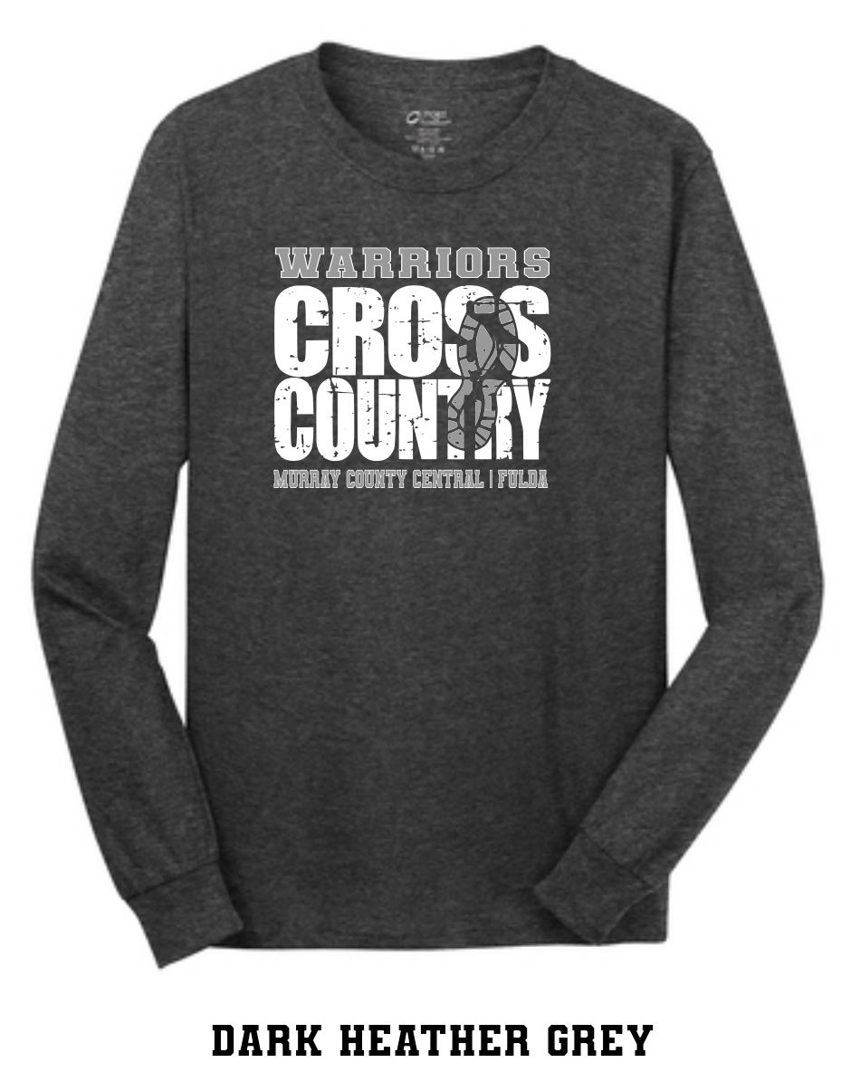 MCC/F 2023 Cross Country : Port & Company® Long Sleeve Core Cotton Tee
