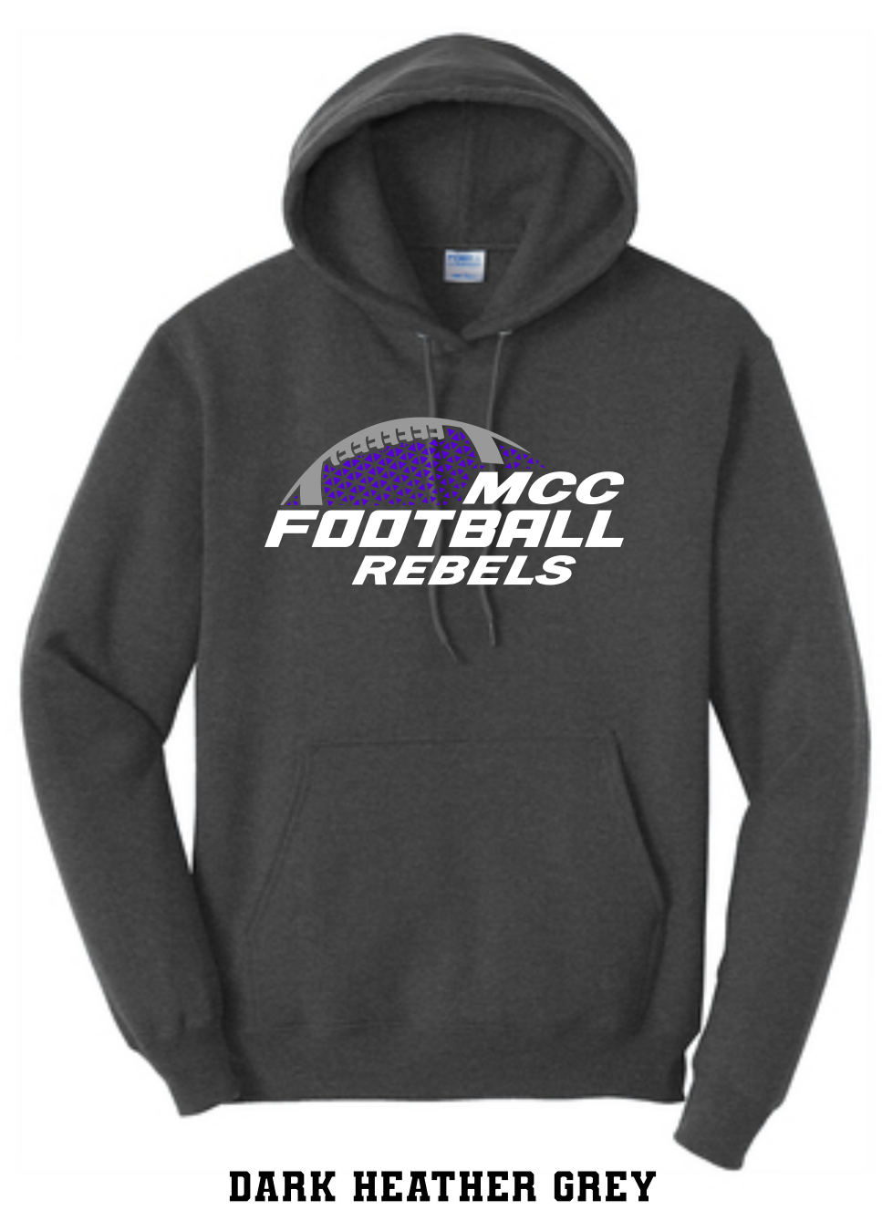 MCC 2023 Football : Port & Company® Core Fleece Pullover Hooded Sweatshirt