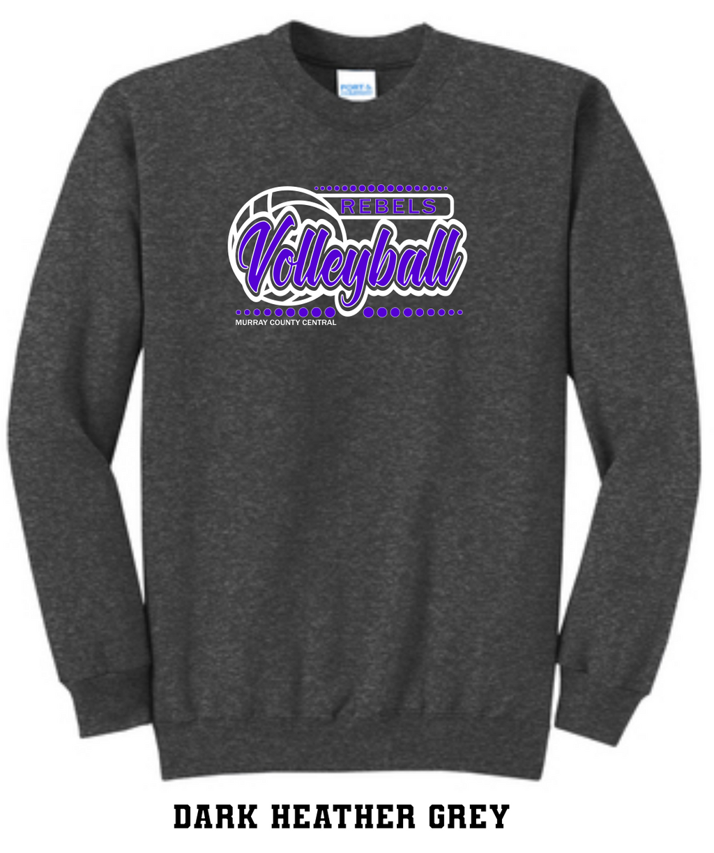 MCC 2023 Volleyball  : Port & Company® Core Fleece Crewneck Sweatshirt