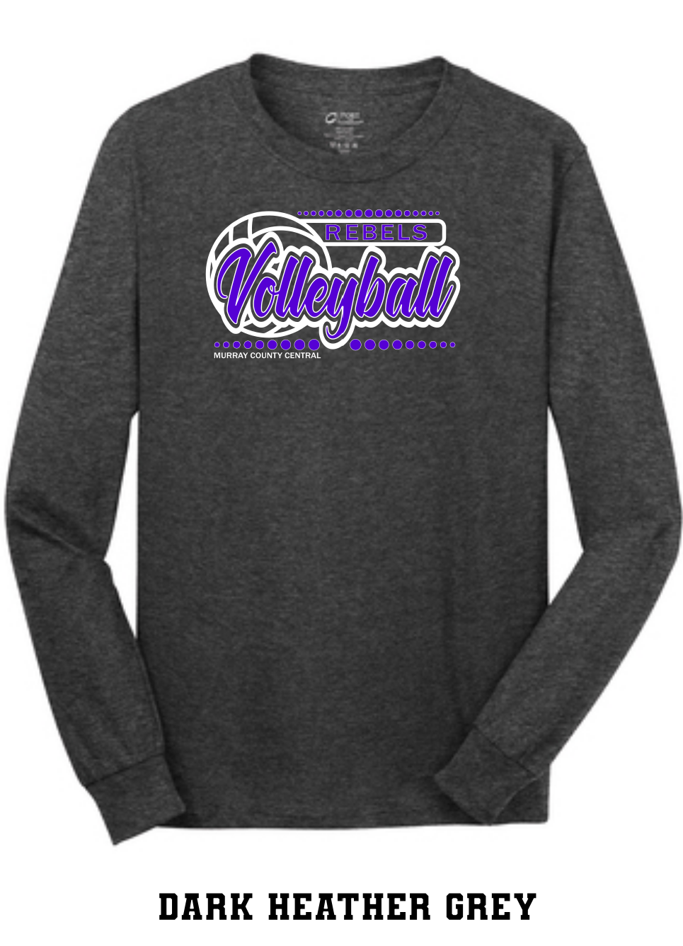 MCC 2023 Volleyball : Port & Company® Long Sleeve Core Cotton Tee