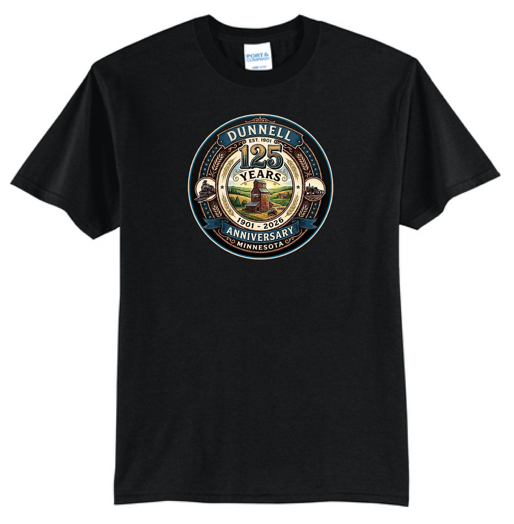 Dunnell Minnesota 125th Anniversary  Tshirt