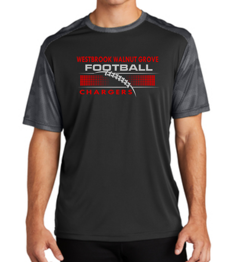 WWG Football 2023 : Sport-Tek® CamoHex Colorblock Tee