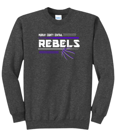 MCC 2023 Basketball  : Port & Company® Core Fleece Crewneck Sweatshirt