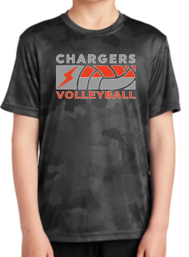 WWG Volleyball 2023 : Sport-Tek® Youth CamoHex Tee