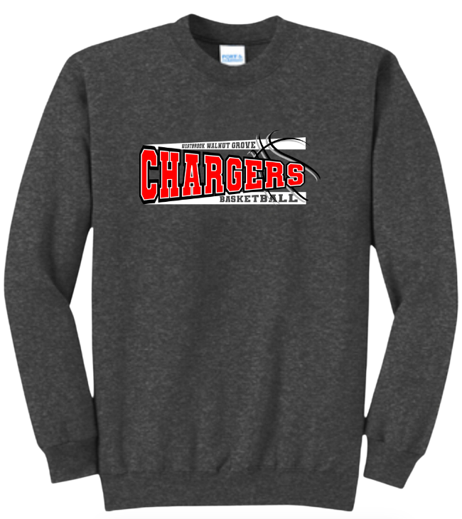 WWG Basketball 2023 : Port & Company® Core Fleece Crewneck Sweatshirt