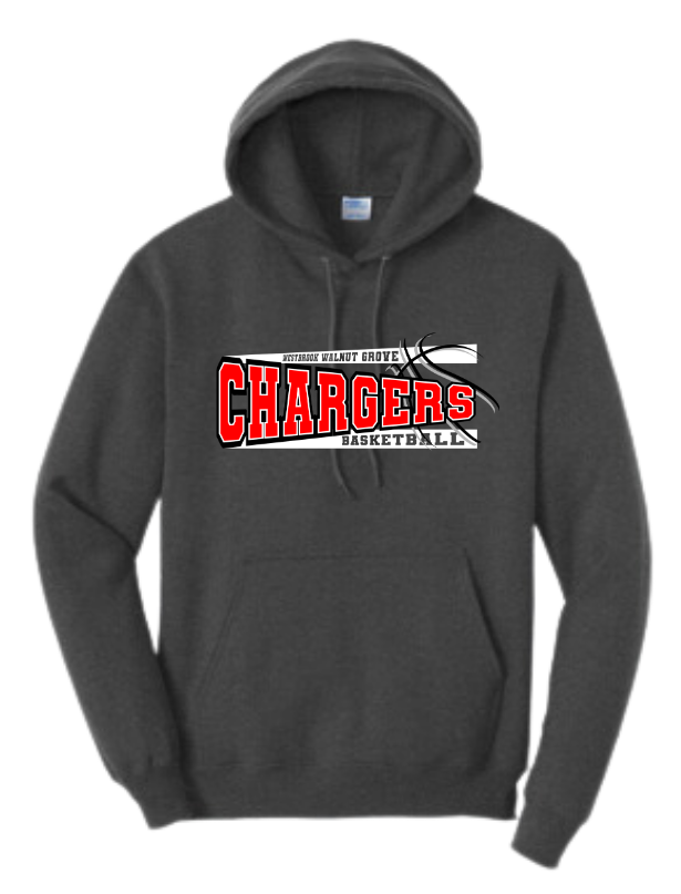 WWG Basketball 2023 : Port & Company® Core Fleece Pullover Hooded Sweatshirt